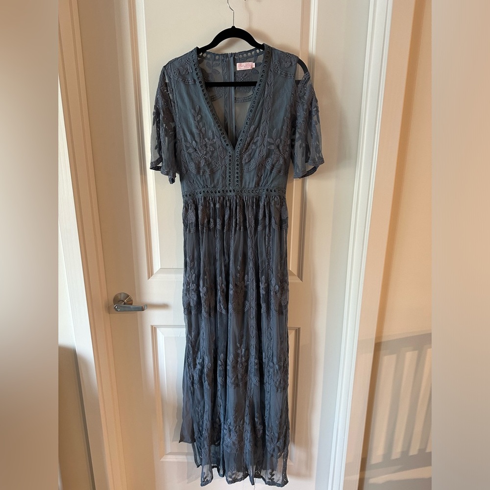 Pink Lily Bohemian Bridesmaid Dress Size Large
